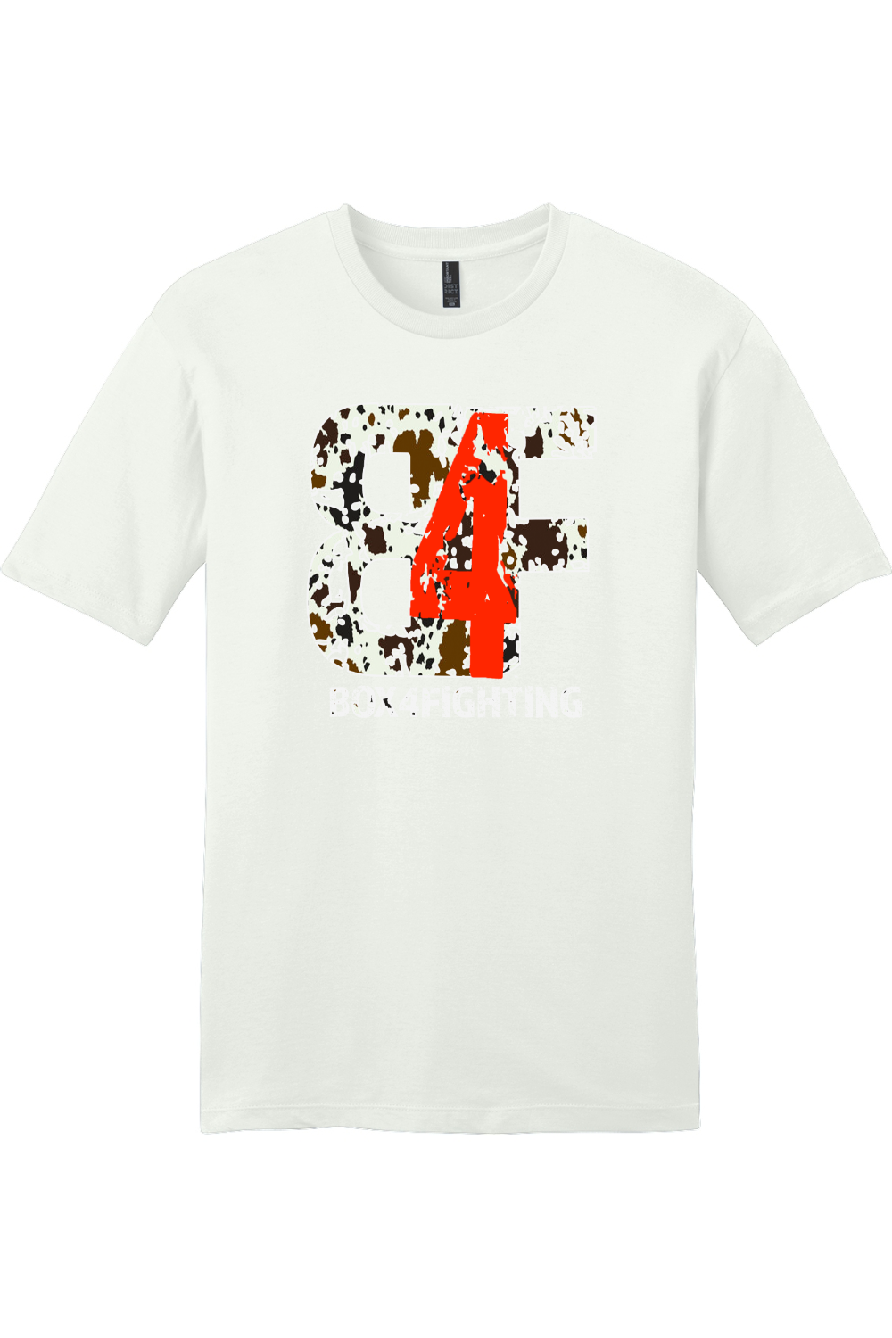 Cow Print Logo Tee