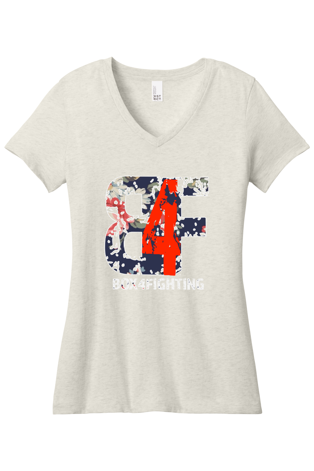 Floral Logo V-Neck