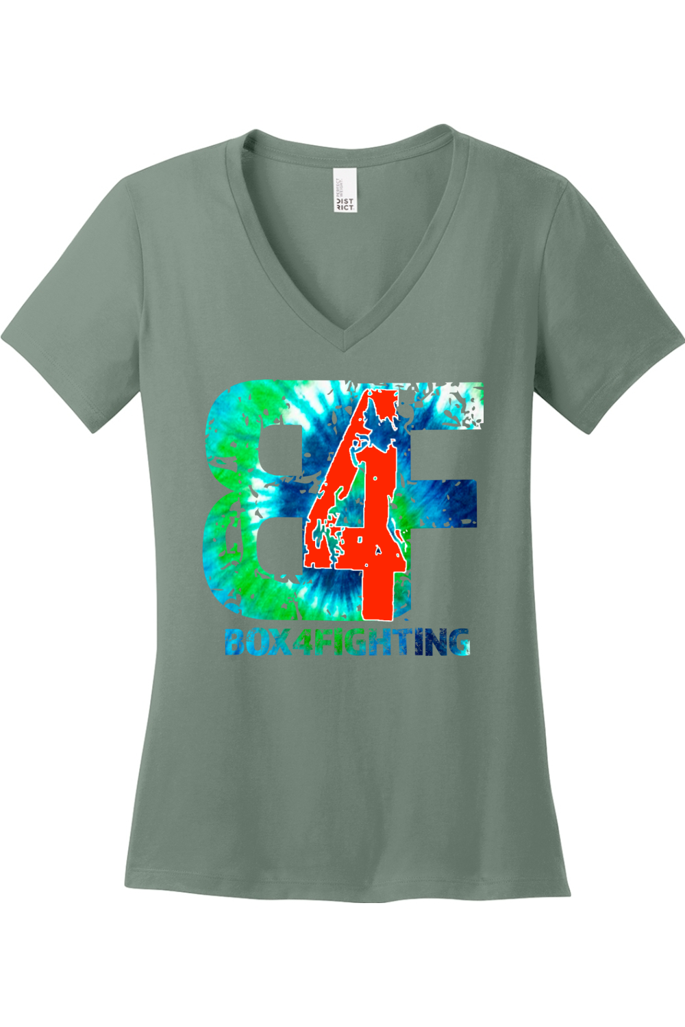 Tie Dye Logo V-Neck