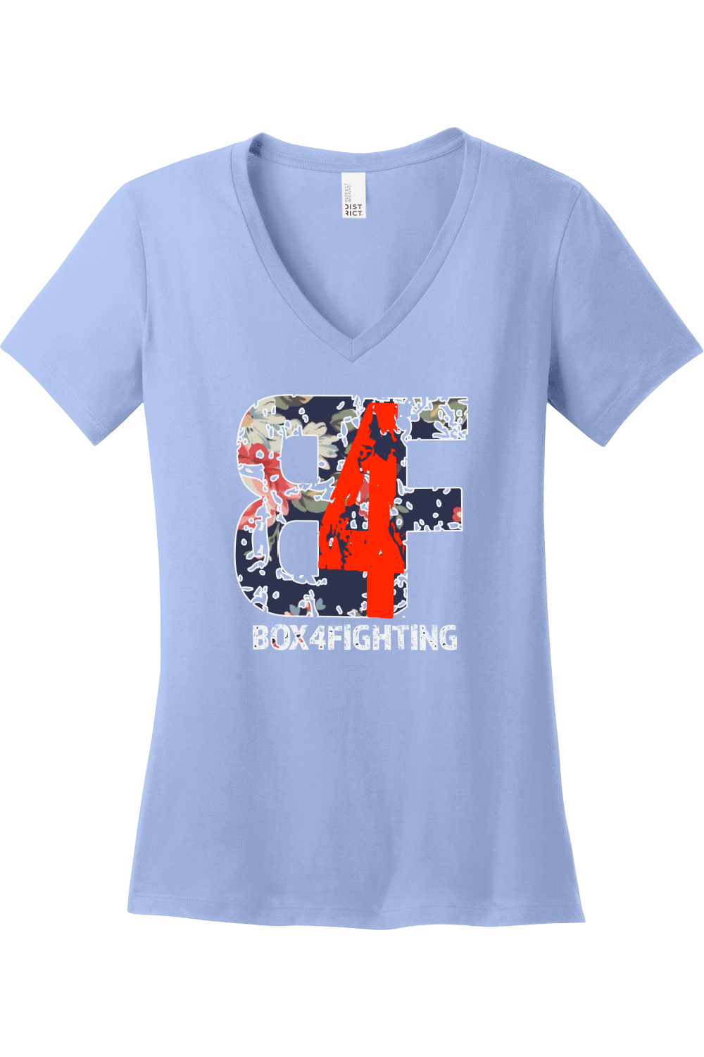 Floral Logo V-Neck