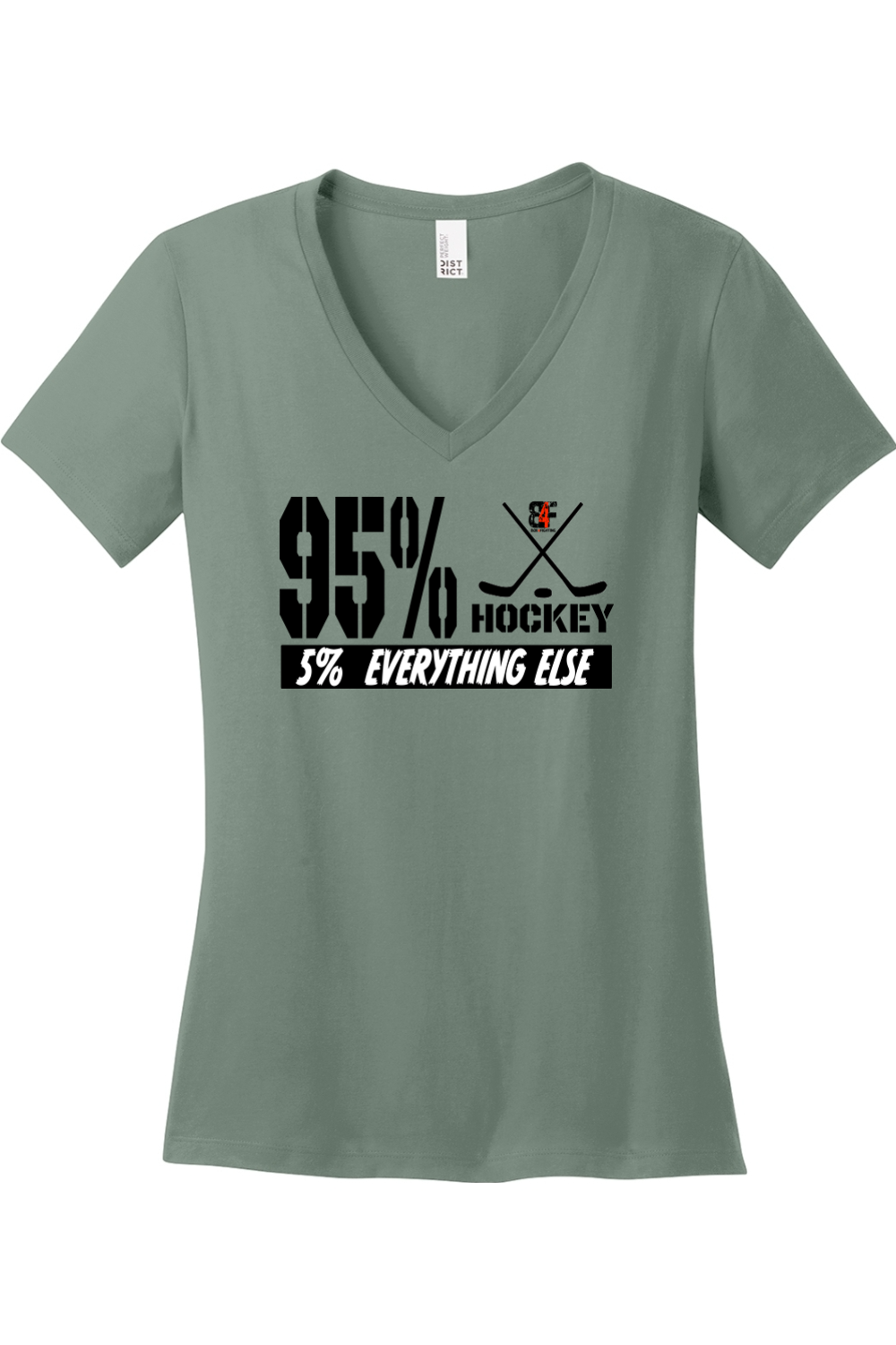 95% Hockey V-Neck