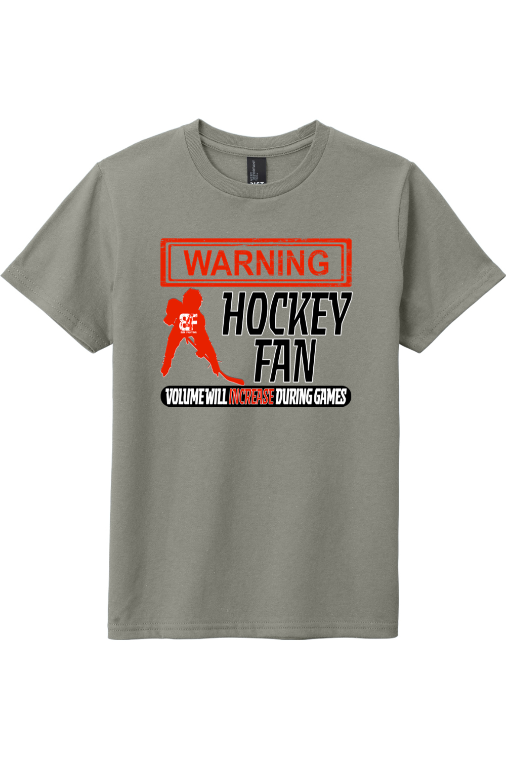 Warning Hockey Fan Youth