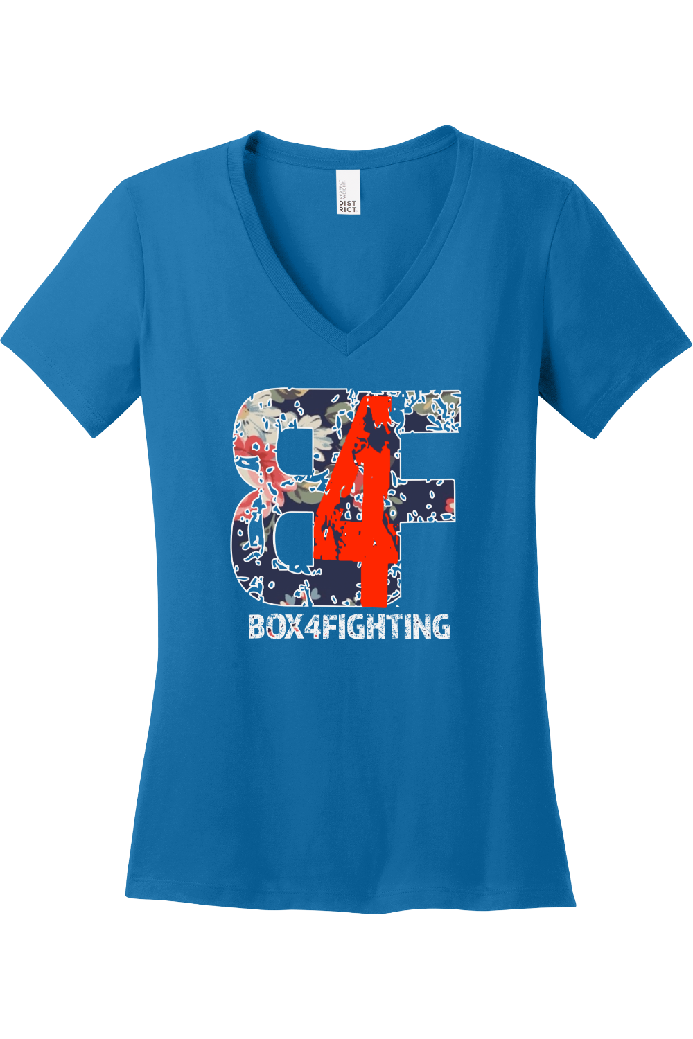 Floral Logo V-Neck