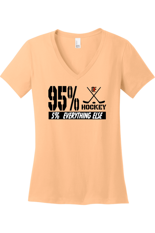 95% Hockey V-Neck