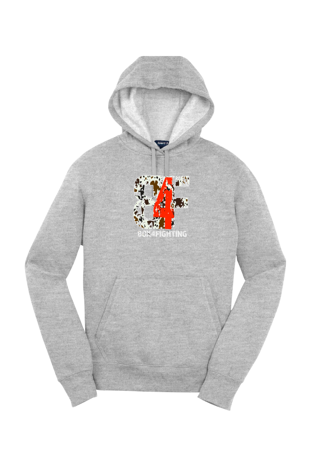 Cow Print Logo Hoodie