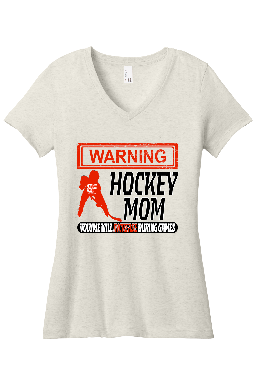 Warning Mom V-Neck