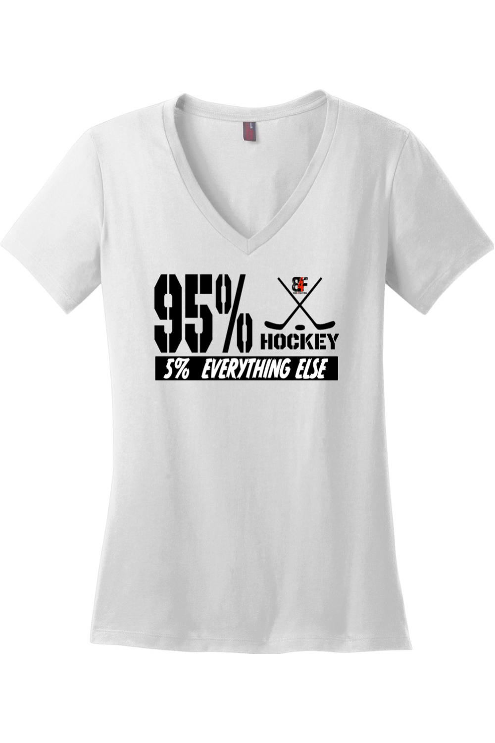 95% Hockey V-Neck