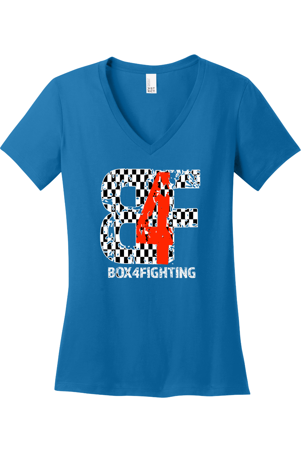 Checker Board V-Neck