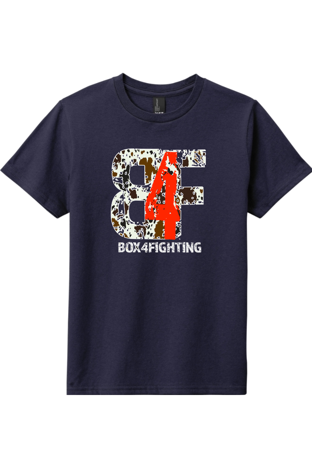 Cow Print Logo Youth Tee