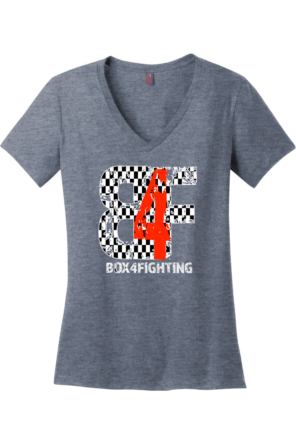 Checker Board V-Neck