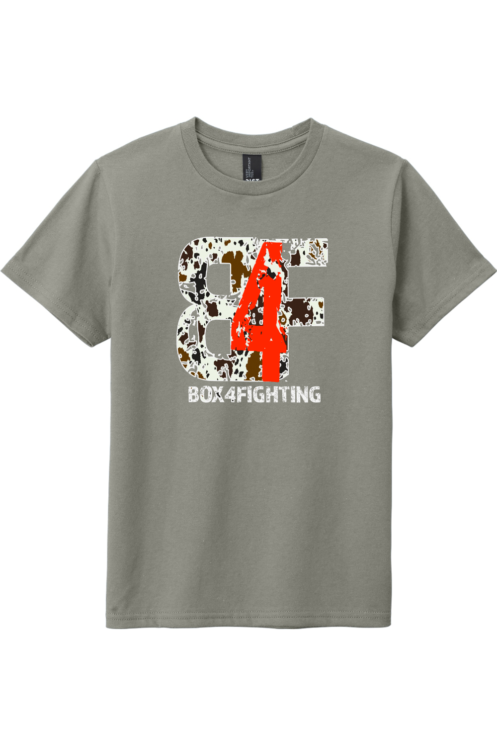 Cow Print Logo Youth Tee